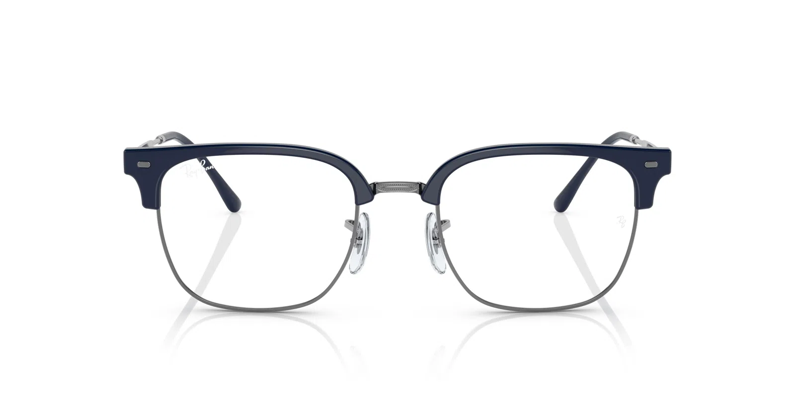 Ray-Ban New Clubmaster 7216 Eyeglasses - Blue On Gunmetal - view 46